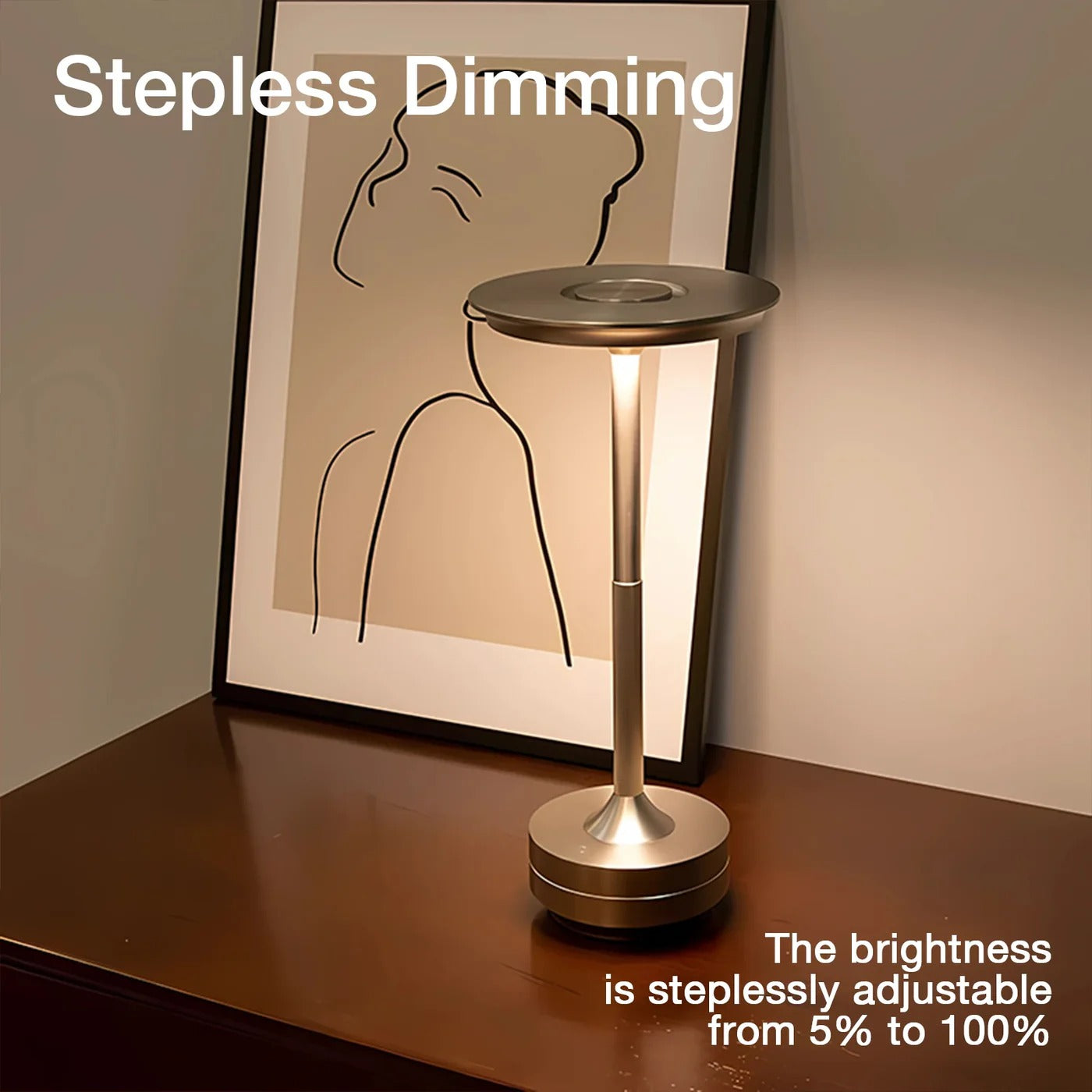 Cordless Touch Table Lamp