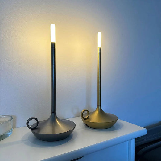 Vintage Cordless Candle Lamp