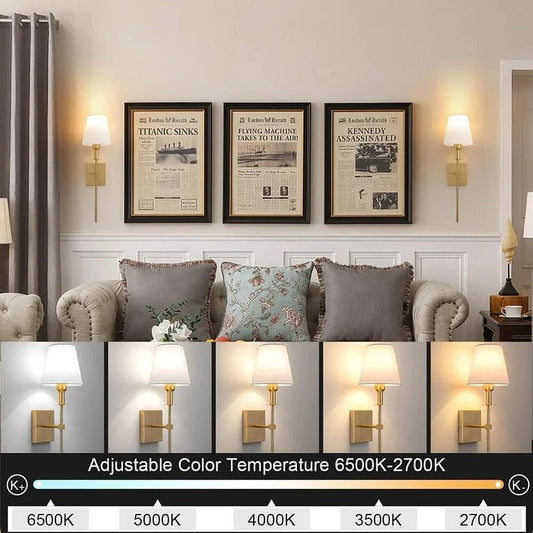 Rechargeable Wireless Wall Light Set