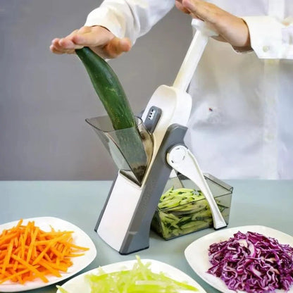 5-in-1 Vegetable Slicer with Tray
