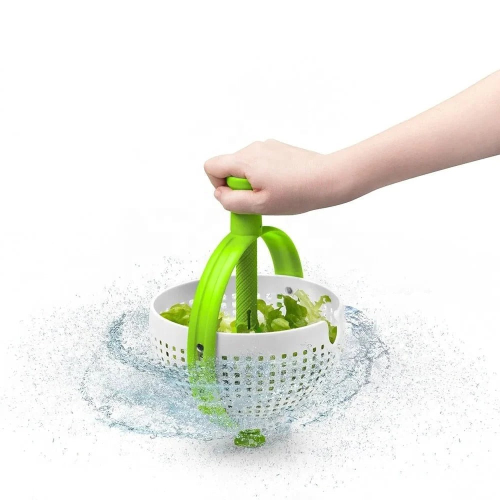 Spin and Drain Salad Bowl