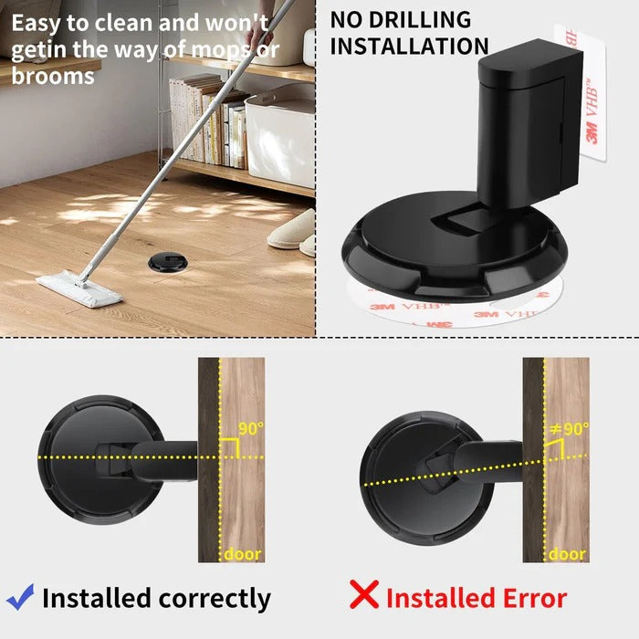 Adjustable Heavy-Duty Door Stopper
