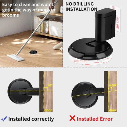 Adjustable Heavy-Duty Door Stopper