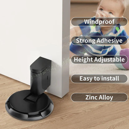 Adjustable Heavy-Duty Door Stopper