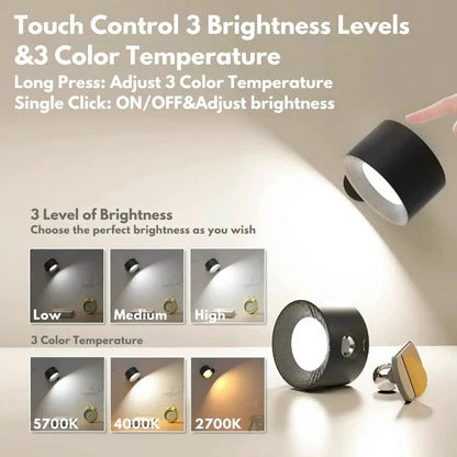 360° Rechargeable Wall Light