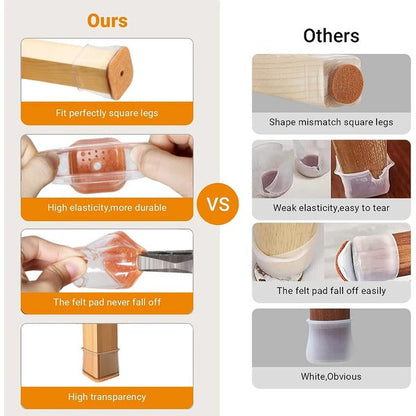 Chair Leg Floor Protector Pads