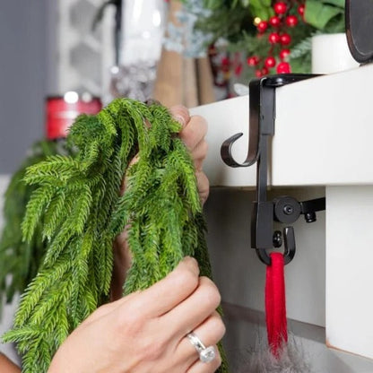 Fireplace Stocking Garland Hanger Set