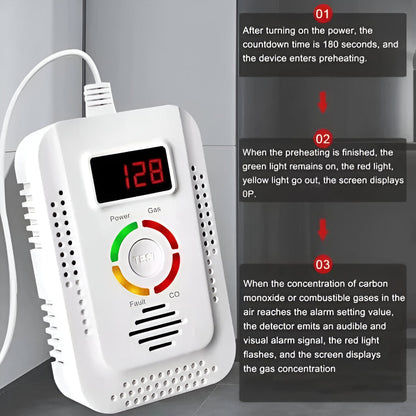 Plug-In Gas and CO Detection Unit