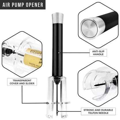 Air-Assist Wine Bottle Opener Set