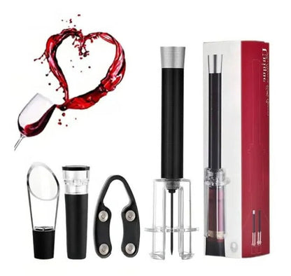 Air-Assist Wine Bottle Opener Set