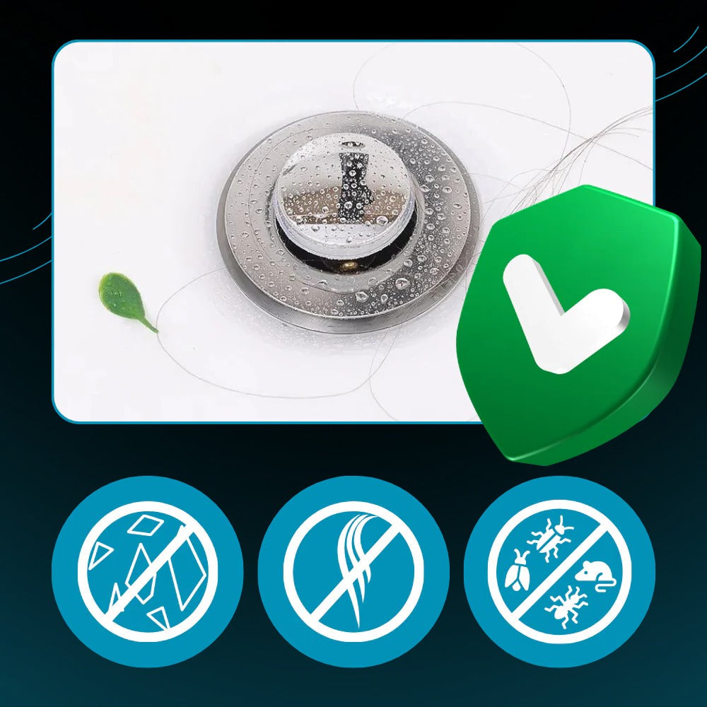 Odor-Proof Pop-Up Sink Stopper