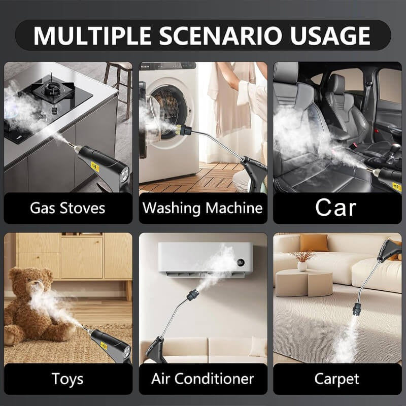 High-Pressure Steam Cleaner Set