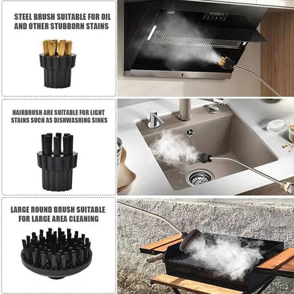 High-Pressure Steam Cleaner Set