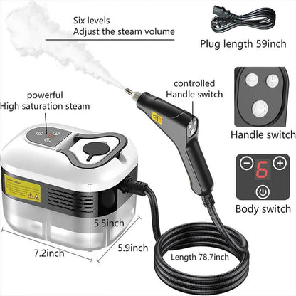 High-Pressure Steam Cleaner Set
