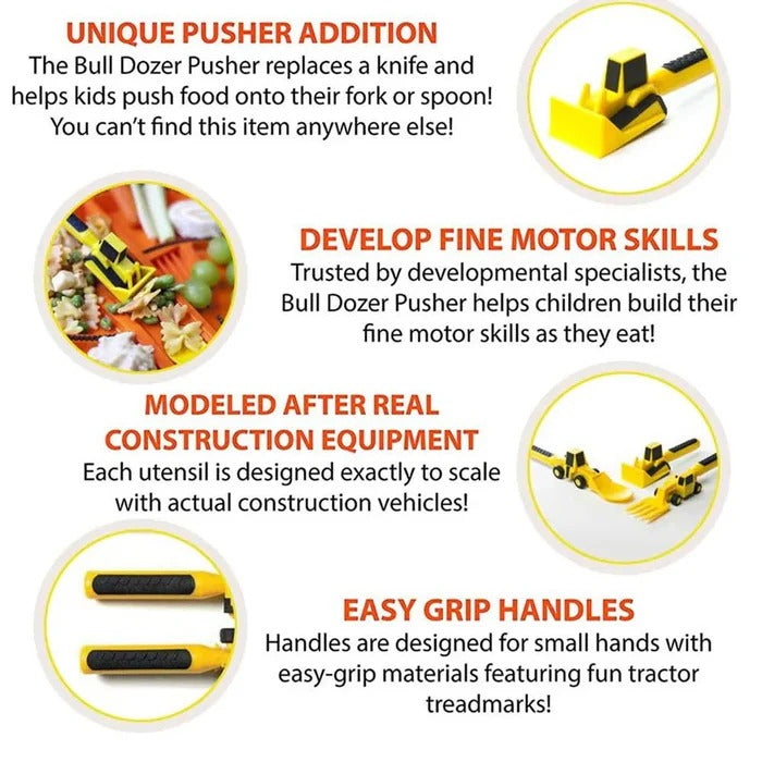 Construction-Theme Kids Eating Set