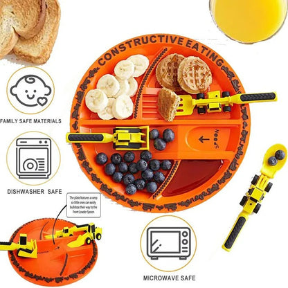 Construction-Theme Kids Eating Set