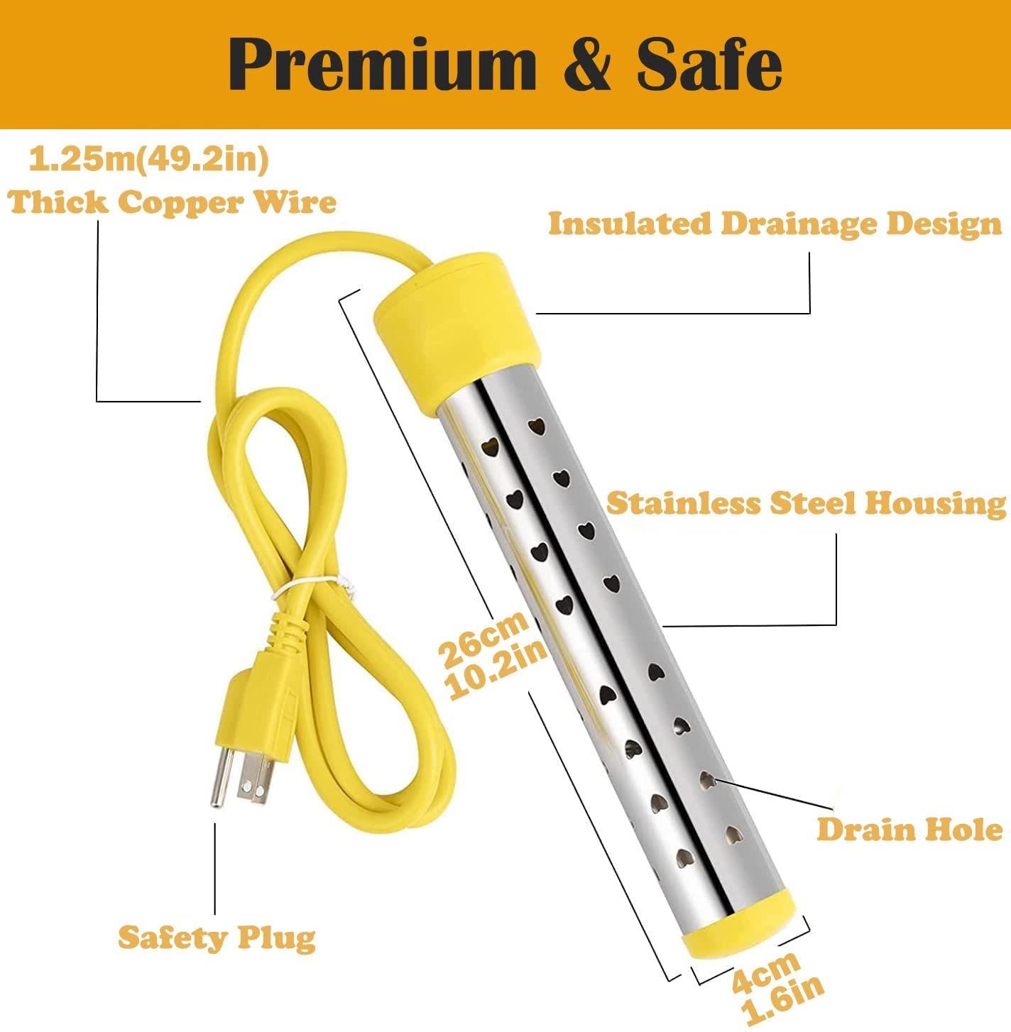 Portable Immersion Water Heater