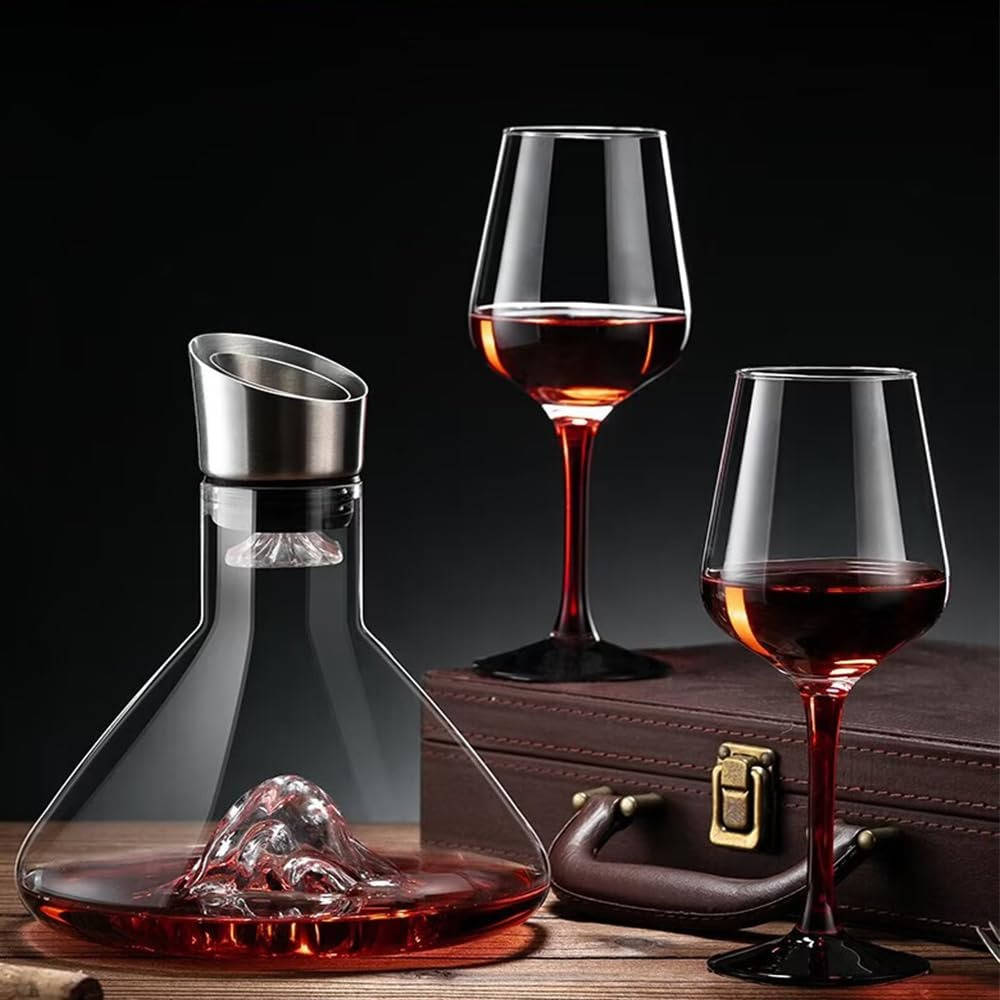 Crystal Glass Wine Decanter Carafe