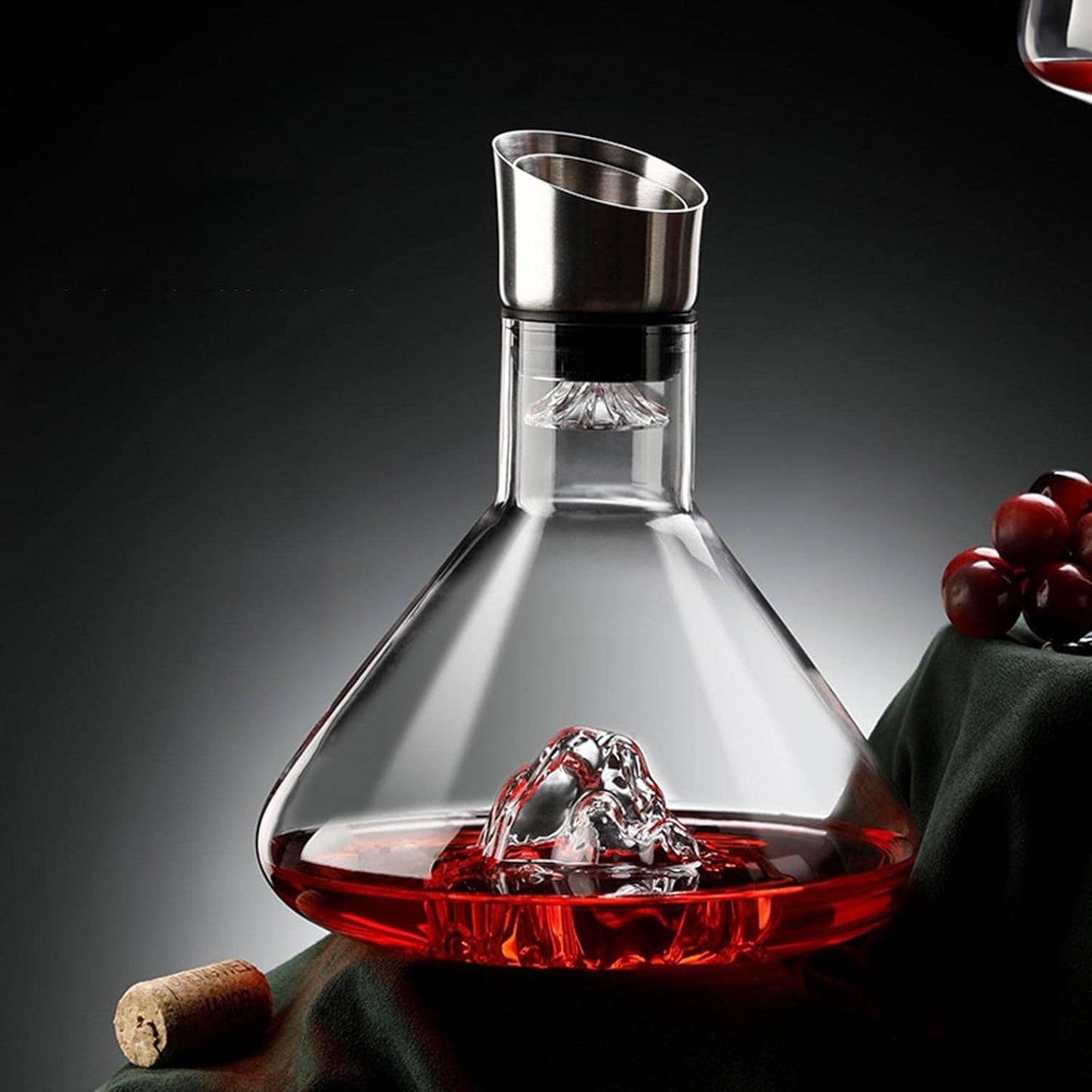 Crystal Glass Wine Decanter Carafe