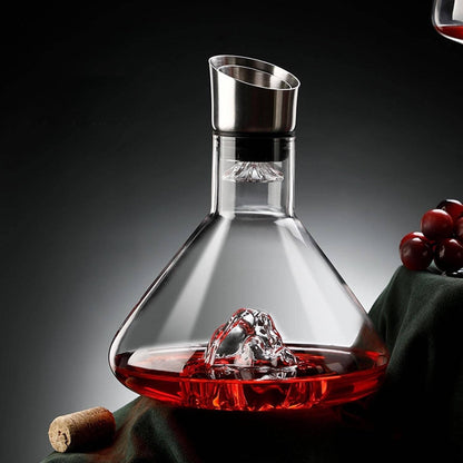 Crystal Glass Wine Decanter Carafe