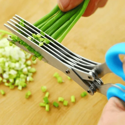 5-Blade Kitchen Salad Scissors