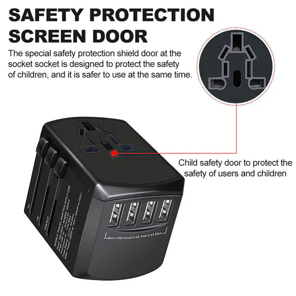 Multi-Port Travel Power Adapter