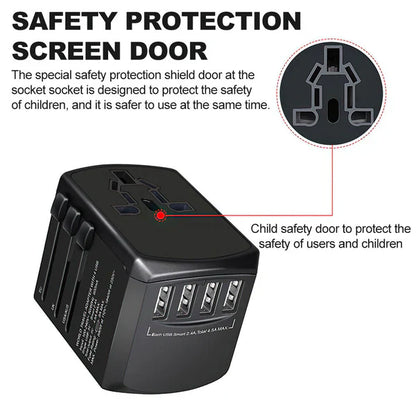 Multi-Port Travel Power Adapter